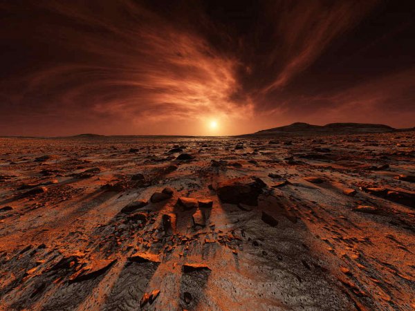 Популярный уфолог нашел на Марсе необычную полусферу