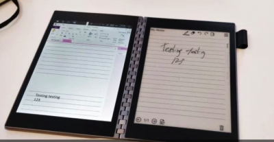 Intel представила ноутбук с двумя экранами