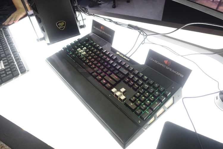 В Cougar создан прототип клавиатуры со встроенными динамиками