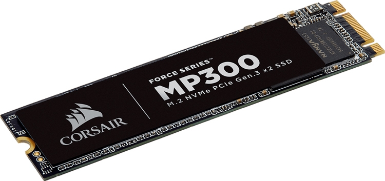 Computex 2018: ёмкость SSD-накопителей Corsair MP300 M.2 достигает 960 Гбайт