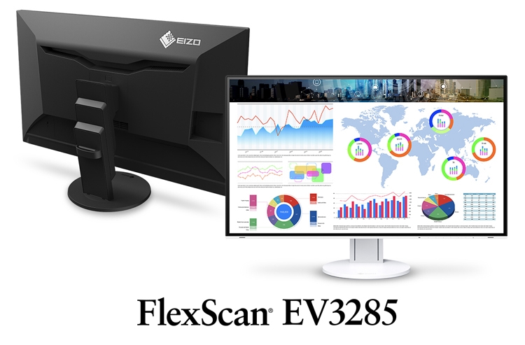 EIZO FlexScan EV3285: безрамочный монитор формата 4K