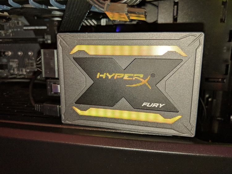 Computex 2018: новые SSD-накопители HyperX Fury получили RGB-подсветку