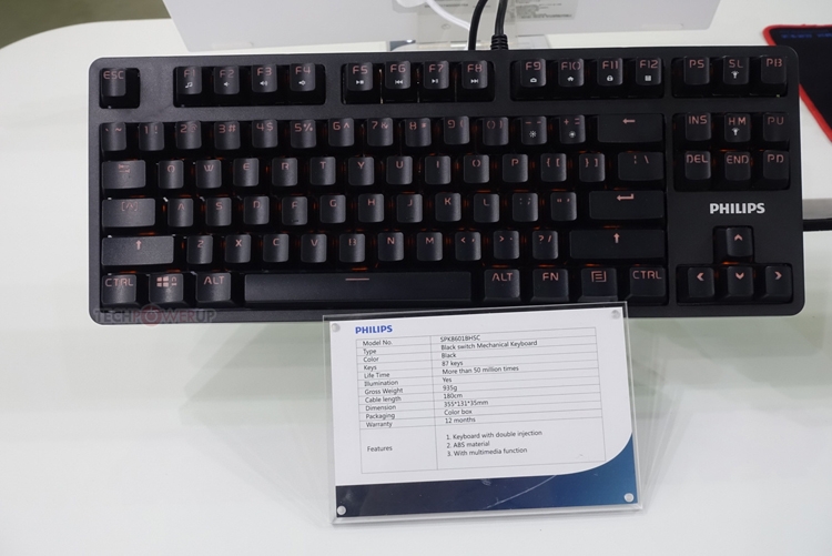 Computex 2018: игровые клавиатуры и мыши Philips