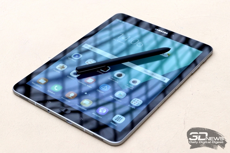 Планшет Samsung Galaxy Tab S4 сможет узнавать пользователей по глазам