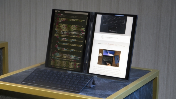Computex 2018: концептуальный нетбук Intel Tiger Rapids с двумя экранами