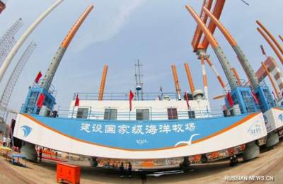 В Китае построили уникальные морские платформы