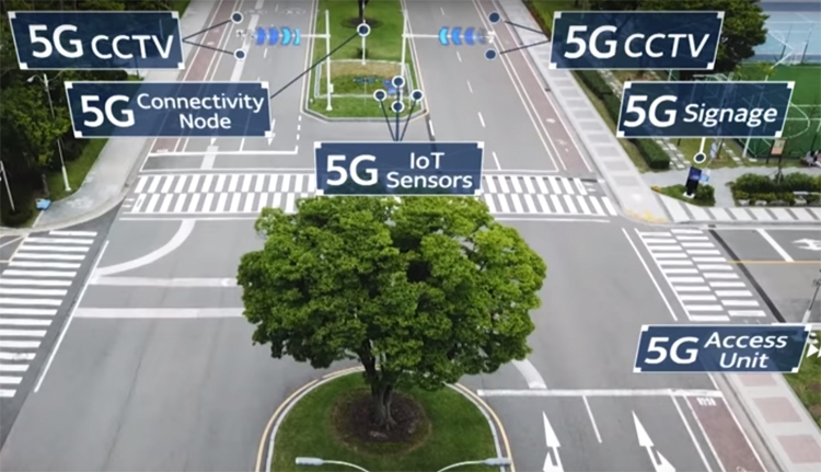 «Город 5G»: инфраструктура будущего в представлении Samsung