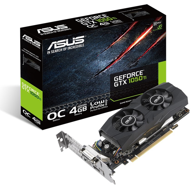 Новый ускоритель ASUS GeForce GTX 1050 Ti OC Edition рассчитан на компактные ПК