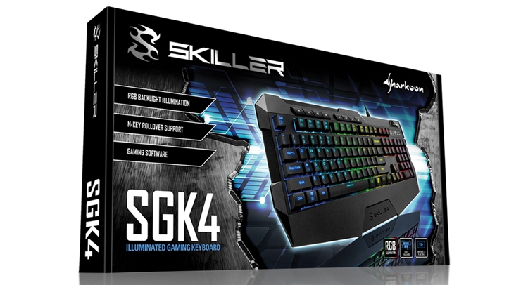 Sharkoon Skiller SGK4: игровая клавиатура с RGB-подсветкой