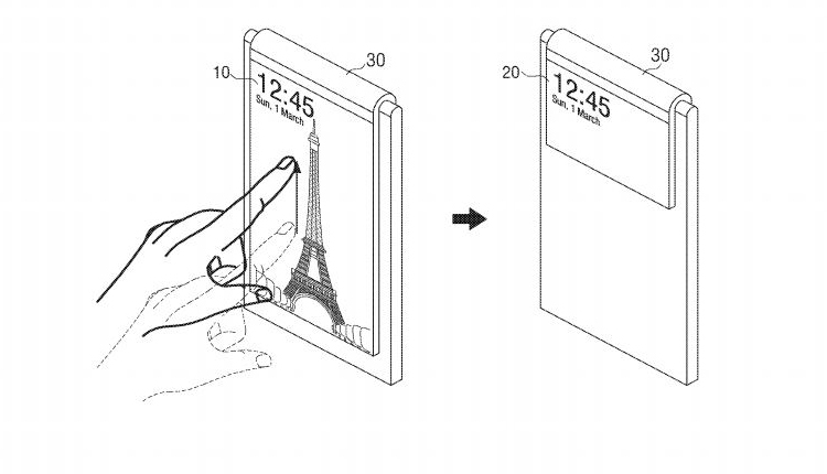 В Samsung придумали селфи-смартфон с дисплеем на обратной стороне