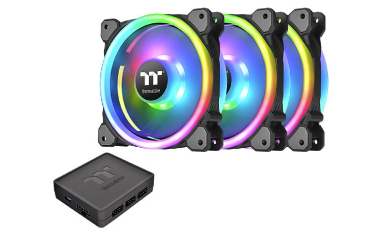 Thermaltake Riing Trio 12 RGB: комплект вентиляторов с тройной подсветкой